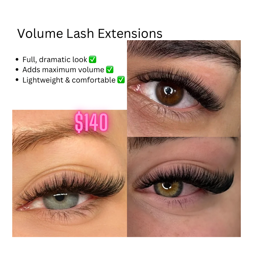 Volume Lash Deal $140  (Reg $180)