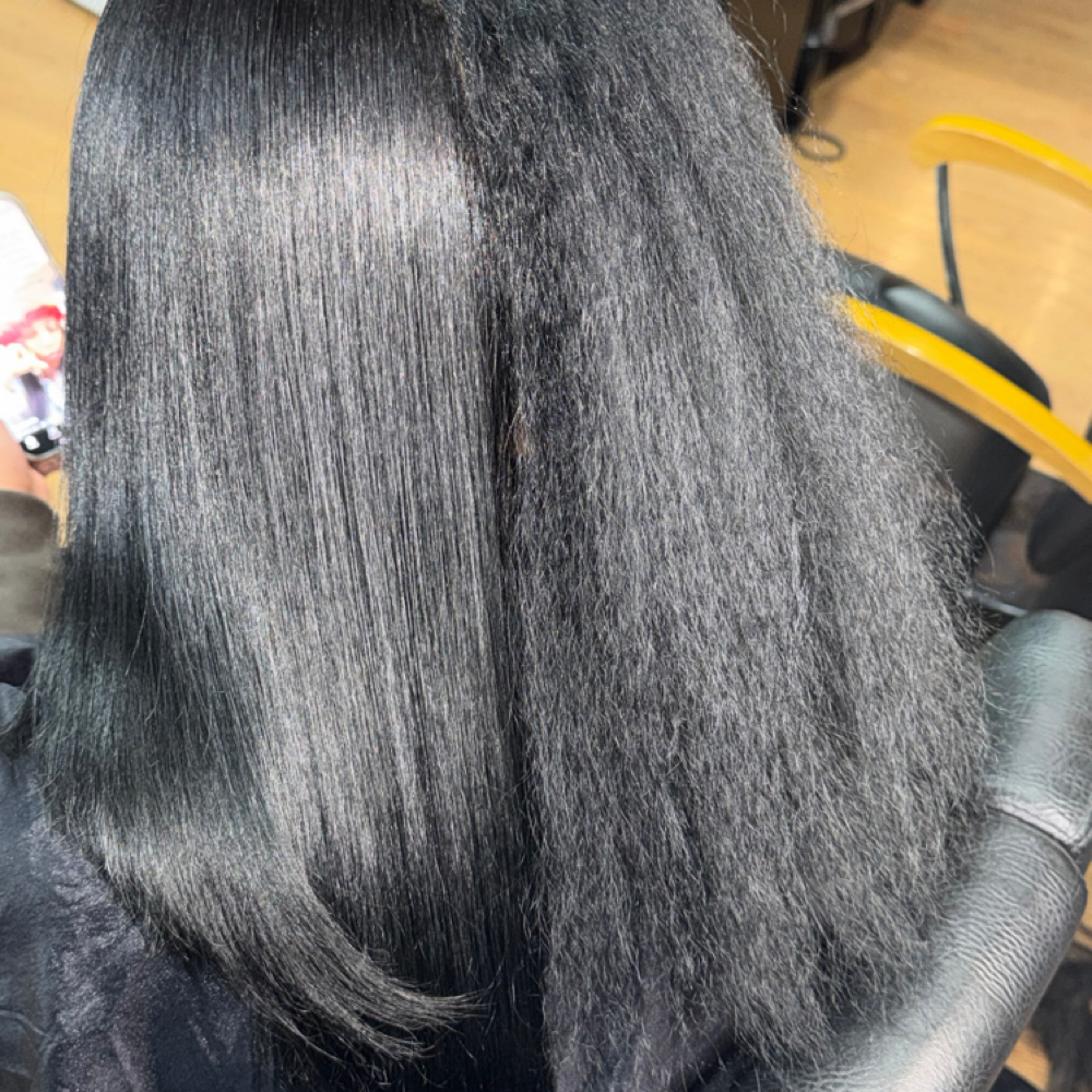 Silk Press at S Lynn beauty @ Hott Mess beauty bar in Pitcairn, PA
