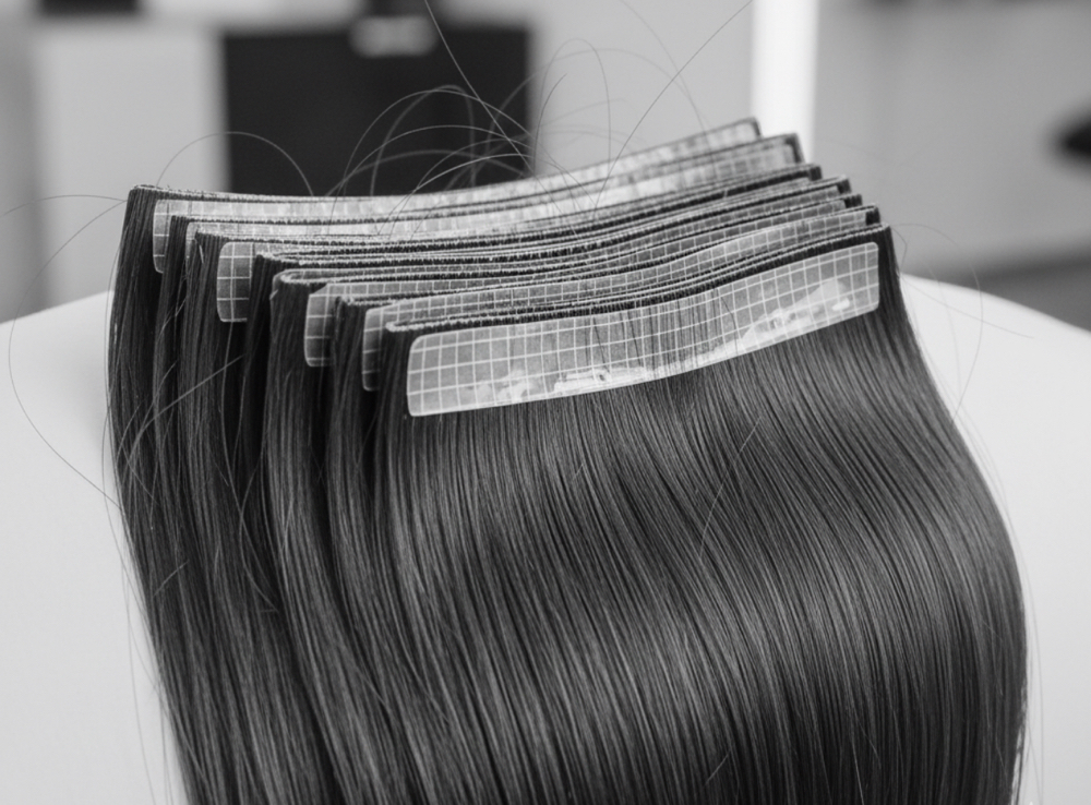 Tape-in Extension Install at Anaya Hair Design in La Quinta, CA