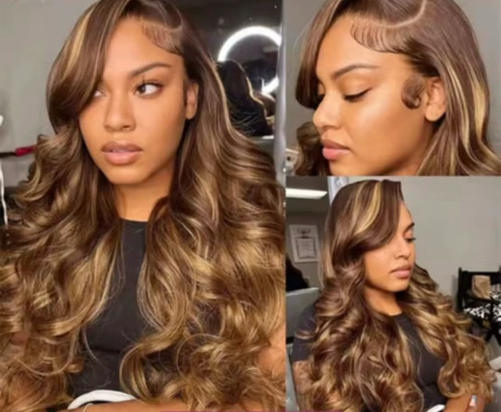 13x6 26 Inch Brown Highlight+ wig