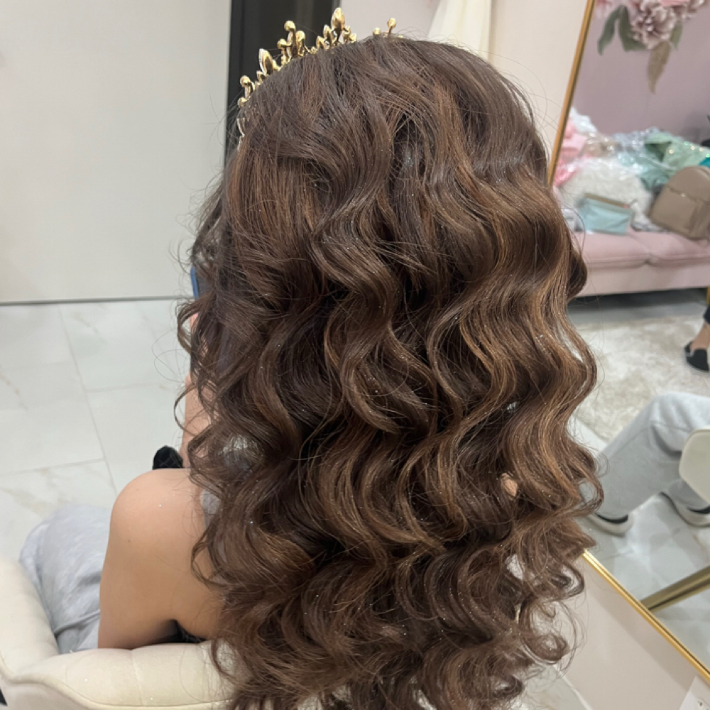 Travel Fee For Xv/ Bridal Updos at The Hair Duo in Texas City, TX