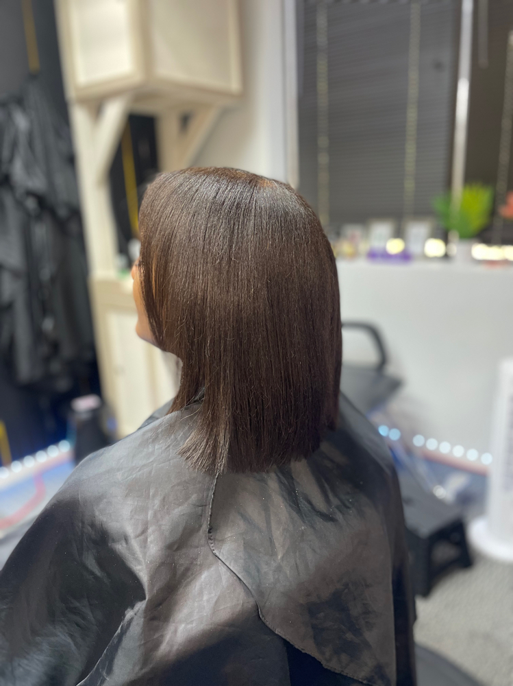 Silk Press at Goddesss Hair Vault in Houston, TX