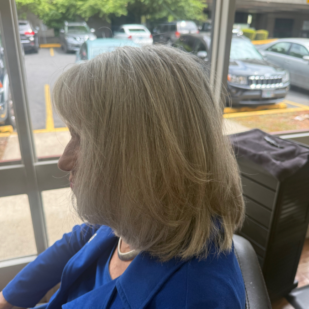 Haircut-woman’s Wash, Cut, Blowout at Talonted Touch By Steph in salem, OR