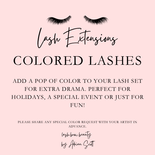 Colored Lashes