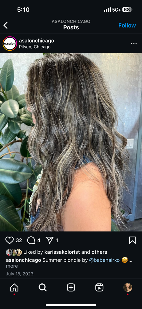 Partial Foiled Highlights