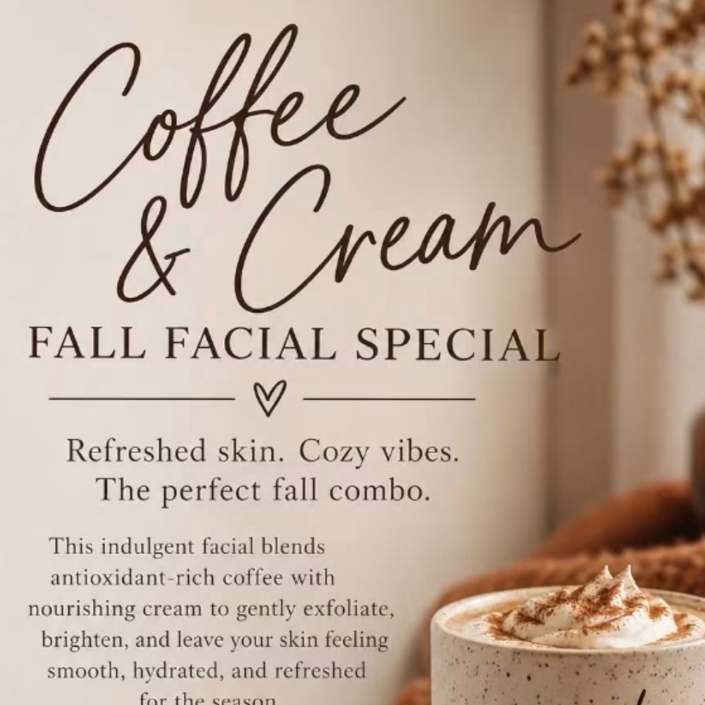 Coffee & Cream Facial at Studio KB in Lancaster, KY