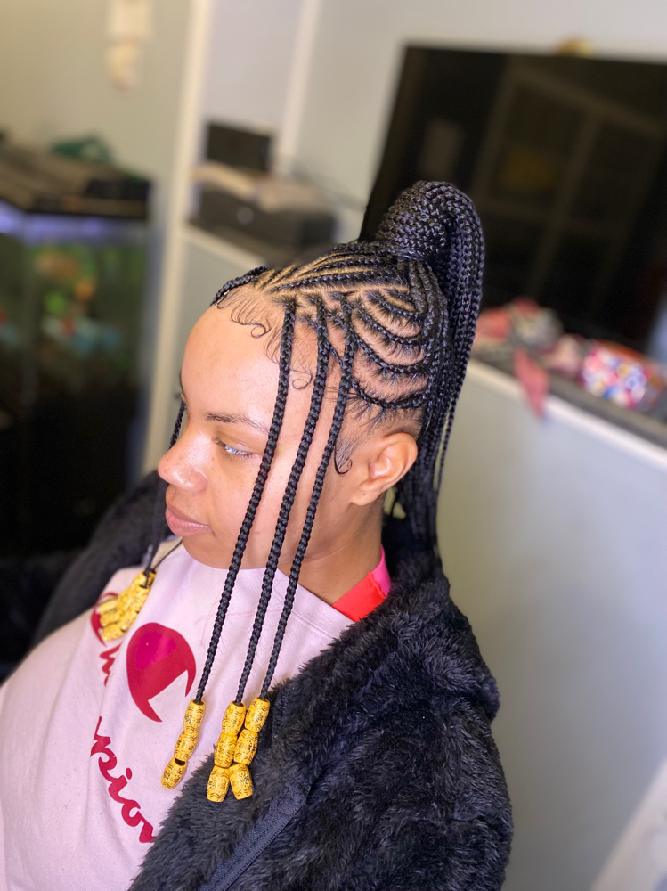 Small Braided Ponytail