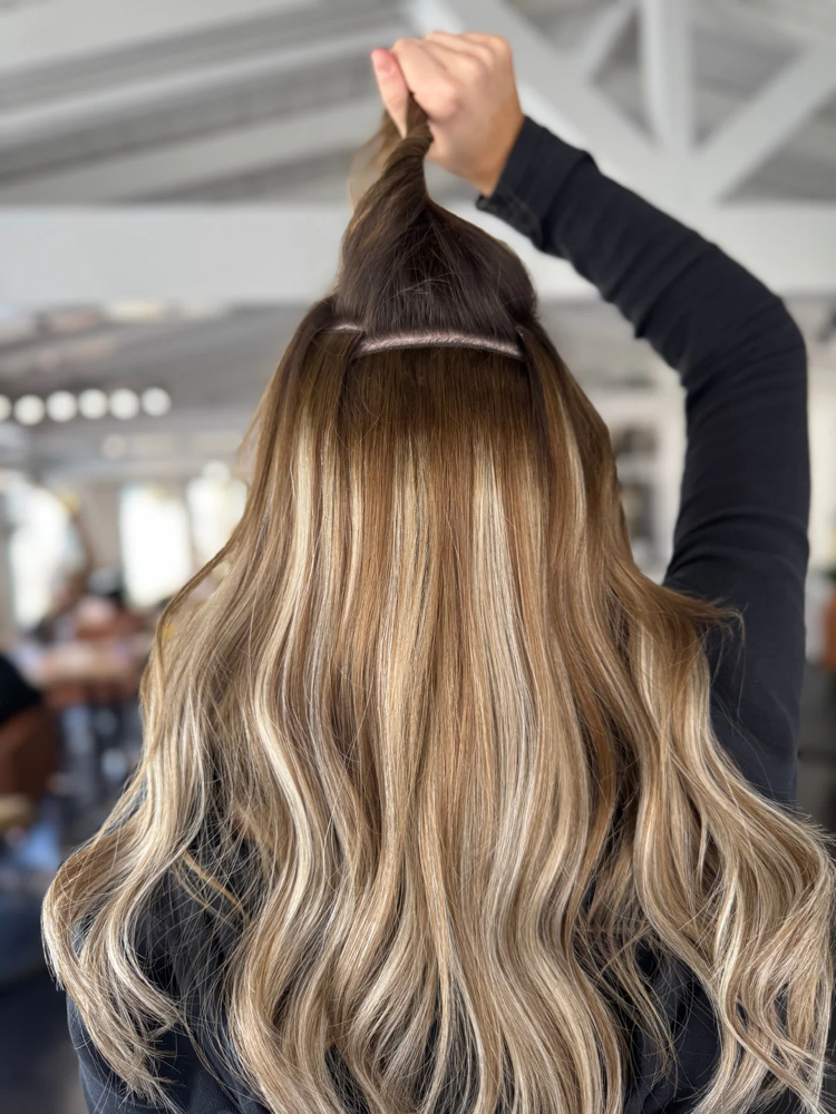 Tape In Weft Installation