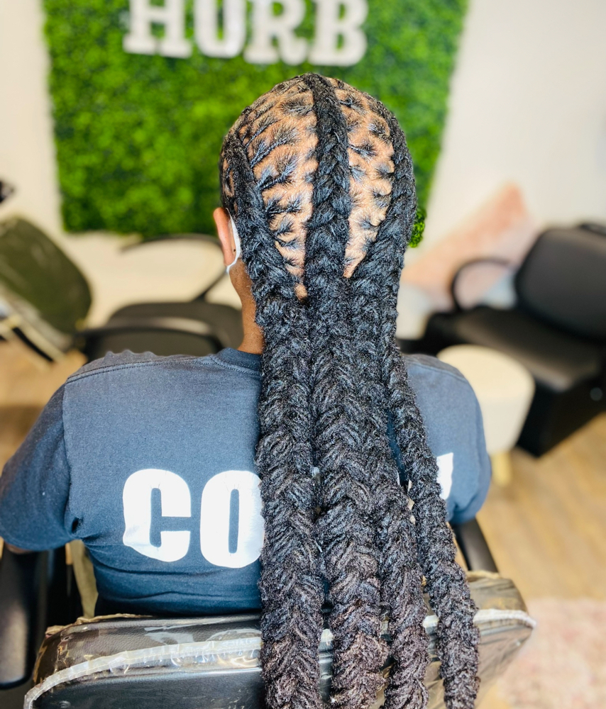 Adult Loc Maintenance + Braids