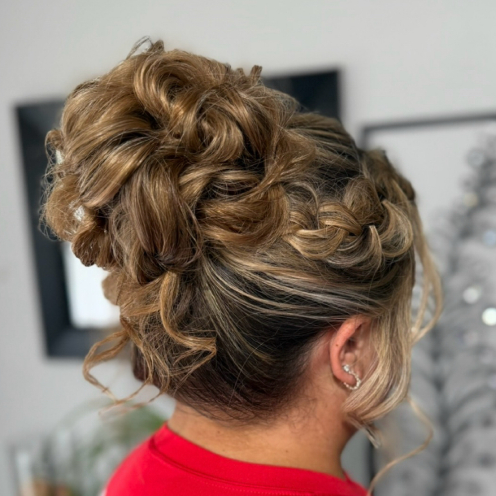 Formal Updo at McQueen Hair Co. in Groveton, TX