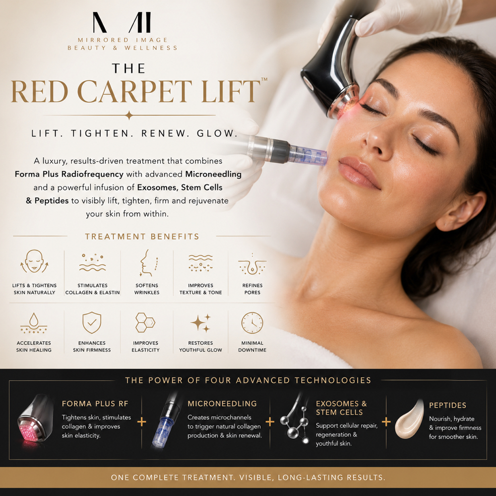 The Red Carpet Lift at Mirrored Image Beauty & Wellness in Oconomowoc, WI