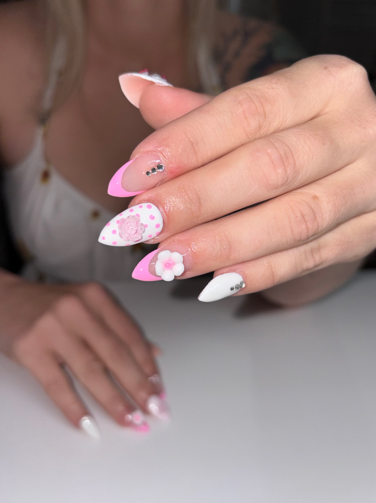 Medium Acrylic Full Set G