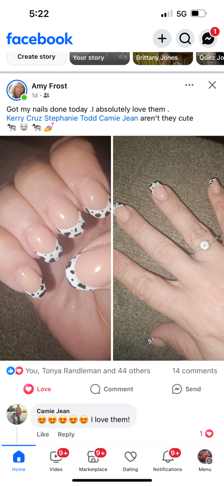 French Design On Short /med $10 at PrettyP Nailz in Sandusky, OH
