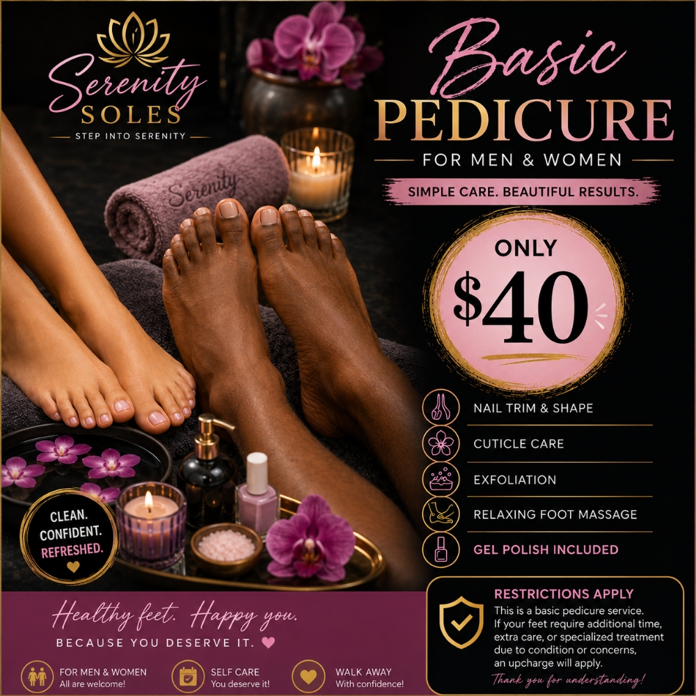 Special (Basic Pedicure) at Serenity Soles in Winter Haven, FL