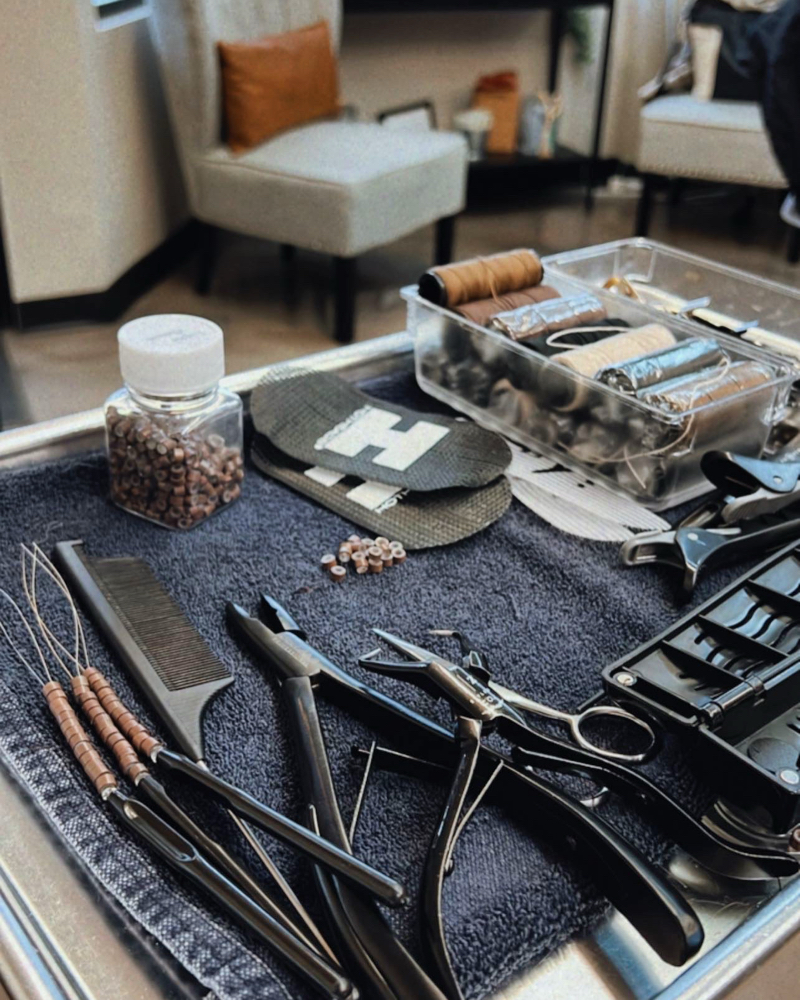 Hand-Tied Extension Adjustment