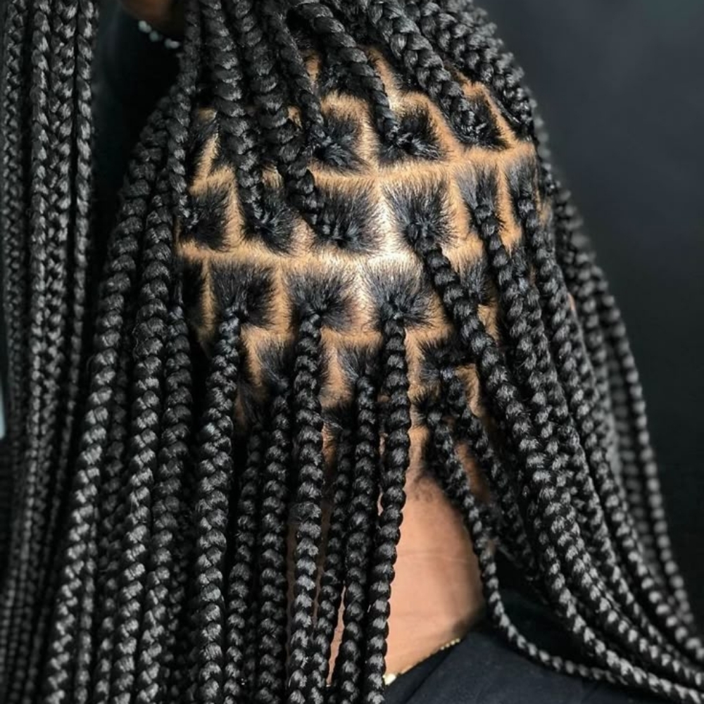 Box Braids at Billion Hairs Salon in Kansas City, KS