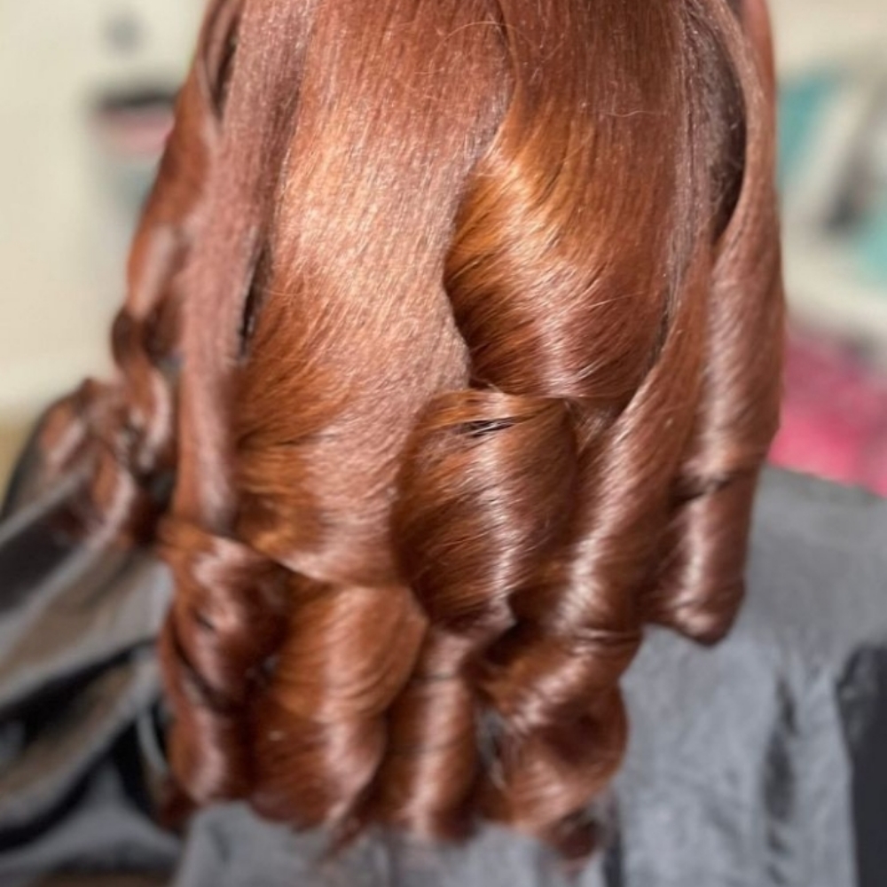 Basic Color & Flat Iron at Billion Hairs Salon in Kansas City, KS