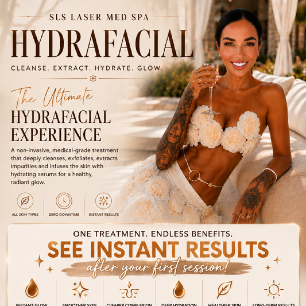 New Hydrafacial at SLS Laser Medspa in Ontario, CA