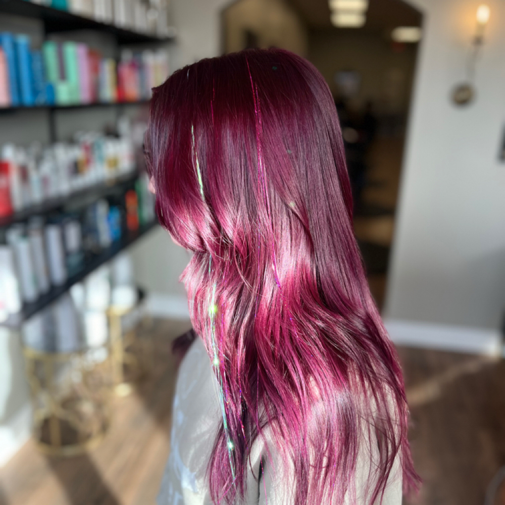 Hair Tinsel at Studio Bella Hair Salon in Ofallon, MO