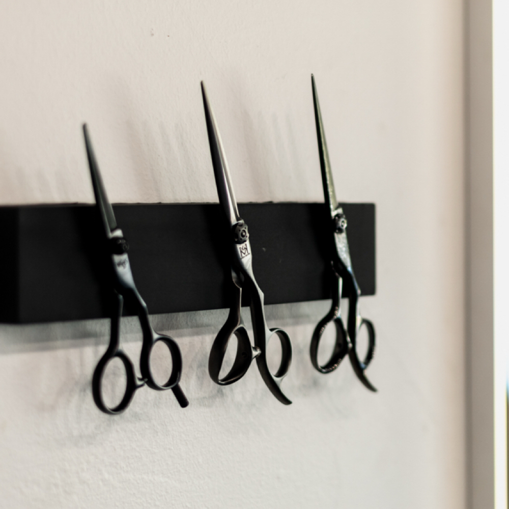 Fringe Trim at Scissorhands studio in Wasilla, AK