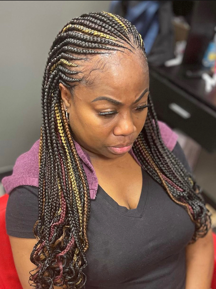 Small Fulani Braids