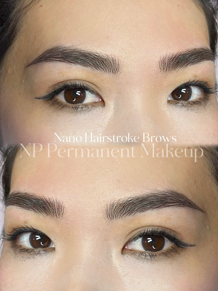 Nano Hairstrokes Brows at NP Permanent Makeup in Oklahoma, OK