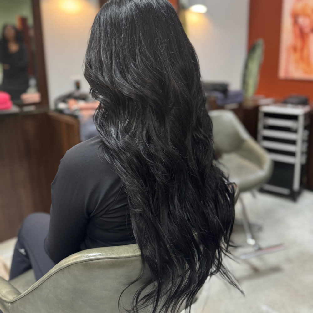 22 Inch I-Tip Extension Install at Hair By Sydney Raine in Carson, CA