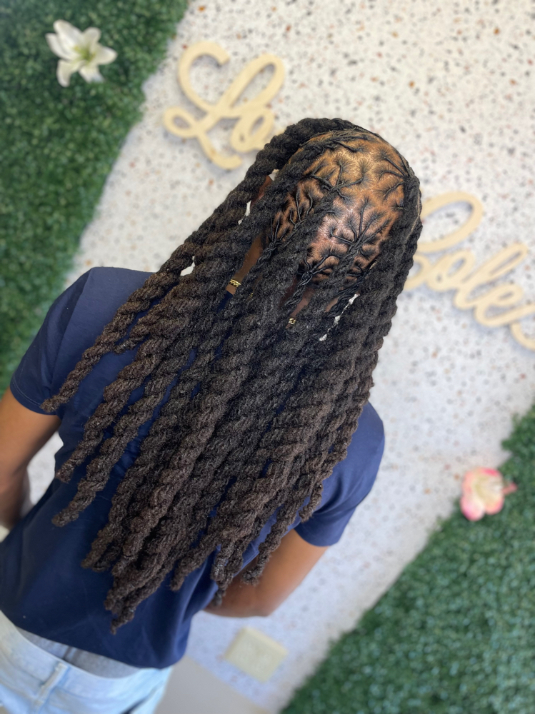 Lower Back/ Waist 2 Strand/Plaits