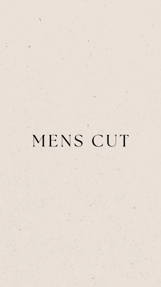 Mens Cut