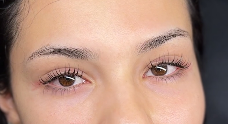 lash lift w/ tint