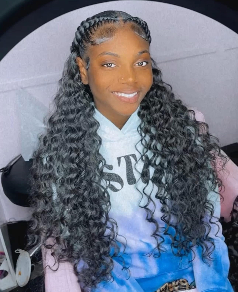 Quick Weave W / 2 Braids