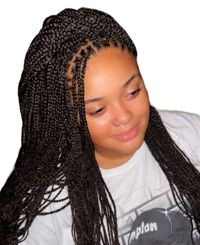 Extra Small Knotless Braids