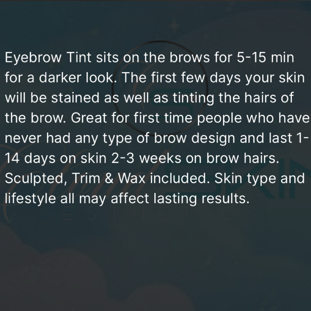 Sculpted Brow Tint at Cloud Skin Esthetics LLC. in Redford, MI