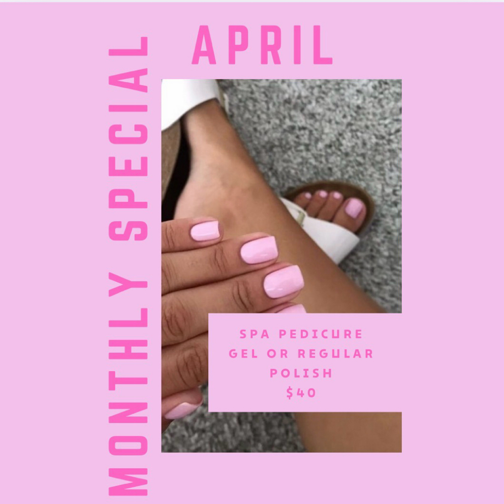 APRIL PEDI SPECIAL at Polished Nails By Caity in Westmoreland, TN