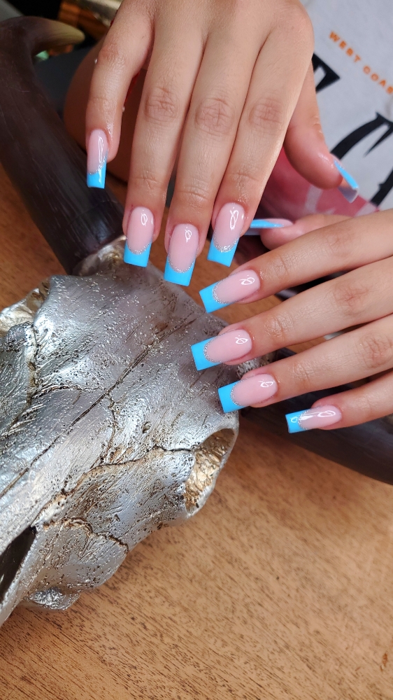 Add-on Hand Painted French Tip