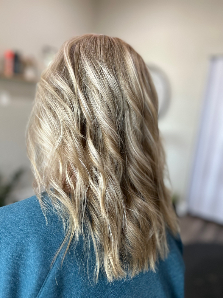 Partial HL w Toner & Root Touchup