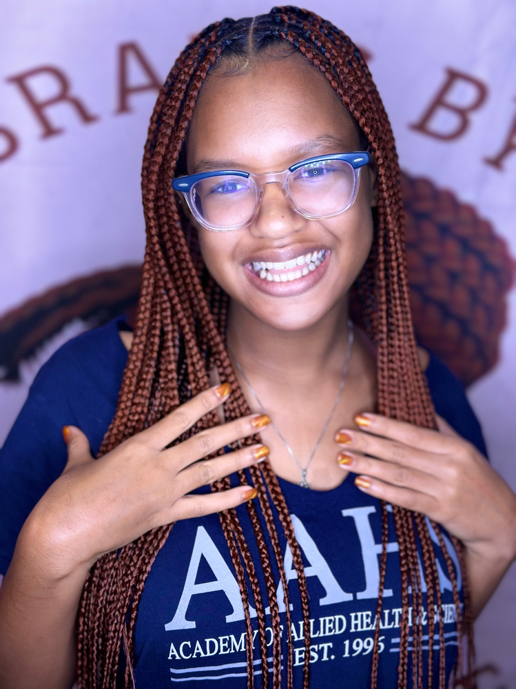 Knotless Braids ( 2packs x3 Hair) at BraidsByNasongae in Somerset, NJ