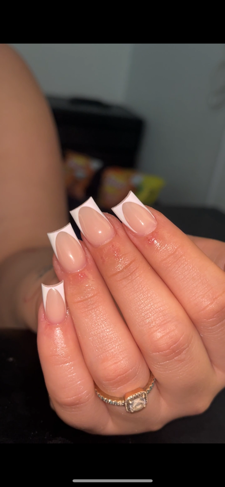 French Tip Acrylic Nails