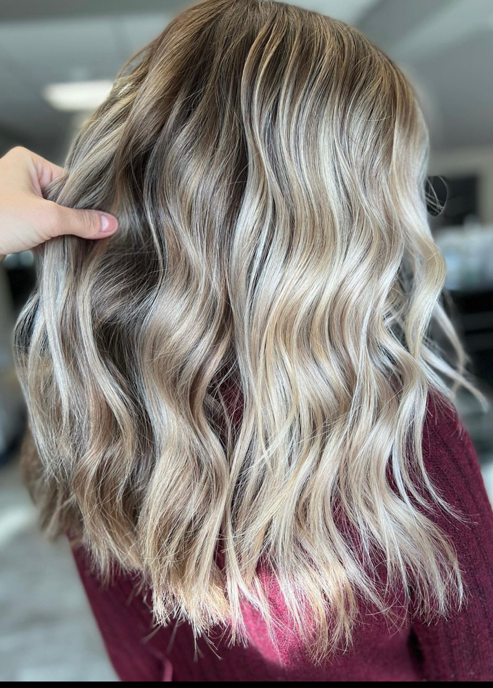 Balayage With Root Color