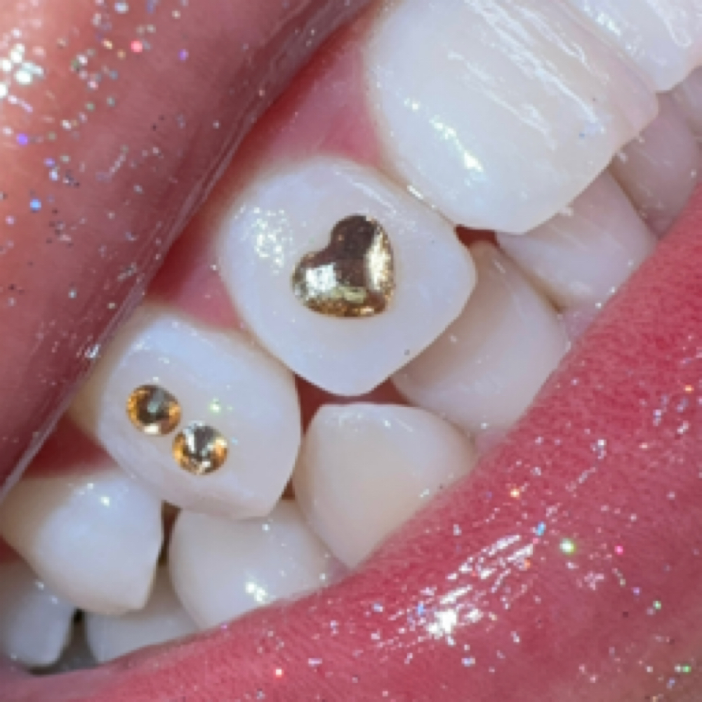 18Kt Gold Tooth Charm at KB Beauty Bar in Lake Elsinore, CA