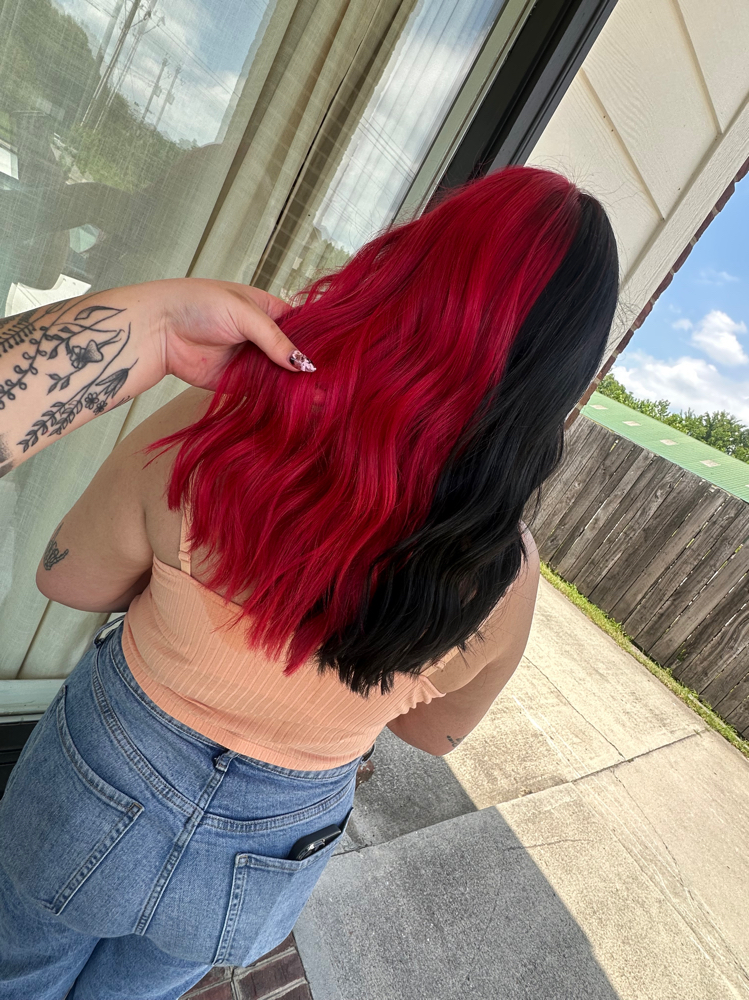 Two Toned Hair Color