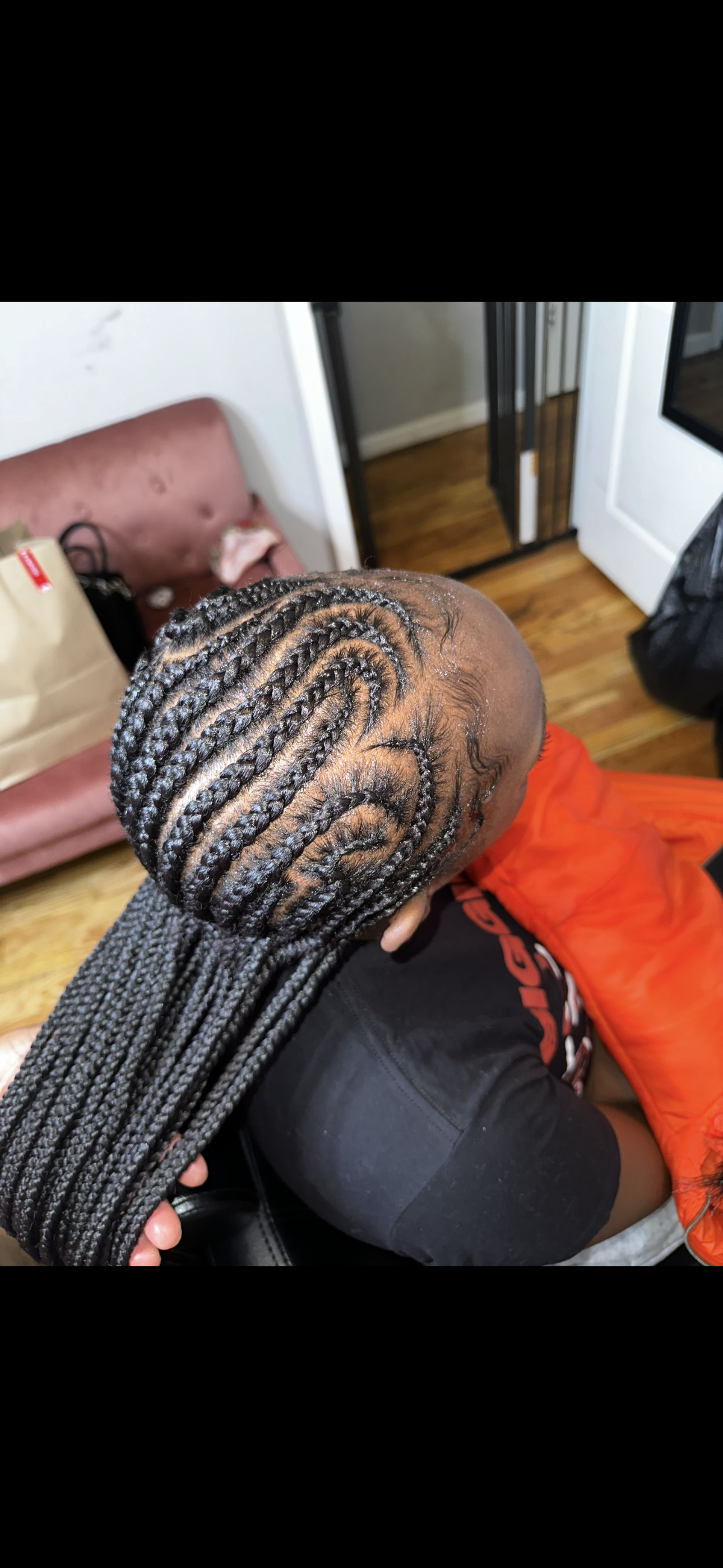 CORNROWS W/ DESIGN