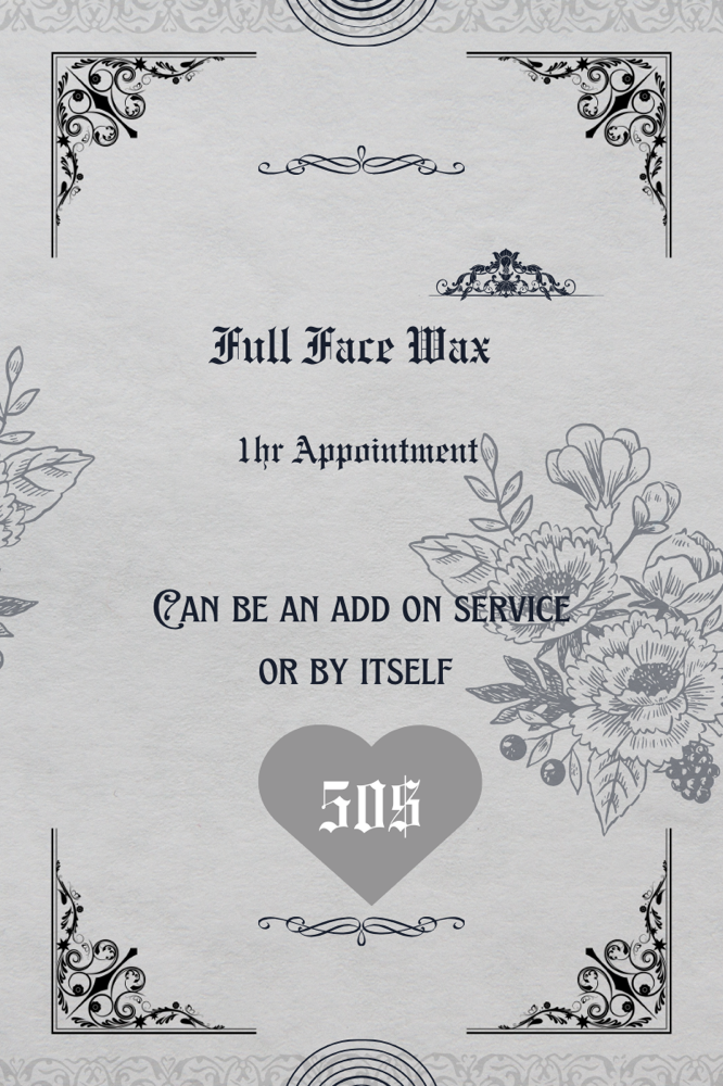 Full Face Wax
