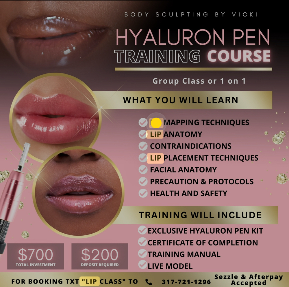Hyaluron Pen Lip Filler Training