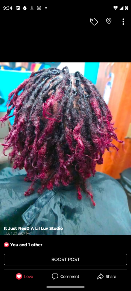 Loc/Retwist/Style/Varies w Length