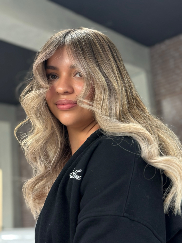 Full Blonde Balayage at Hair Revolution Estudio Academy in Tampa, FL