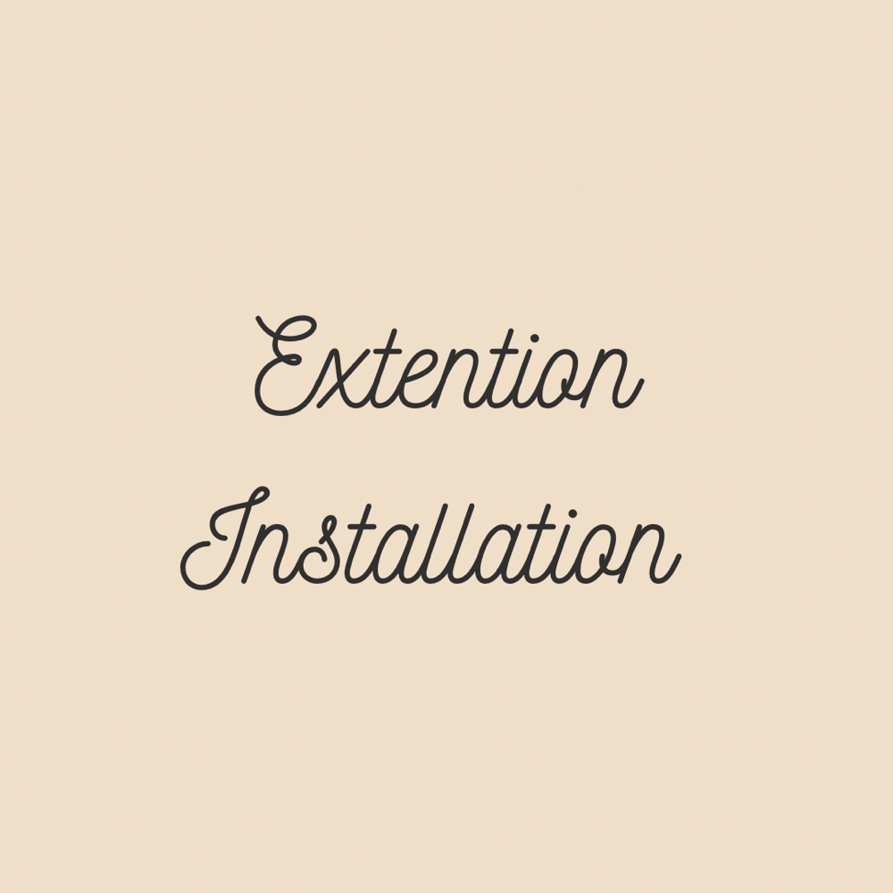 Extension Installation