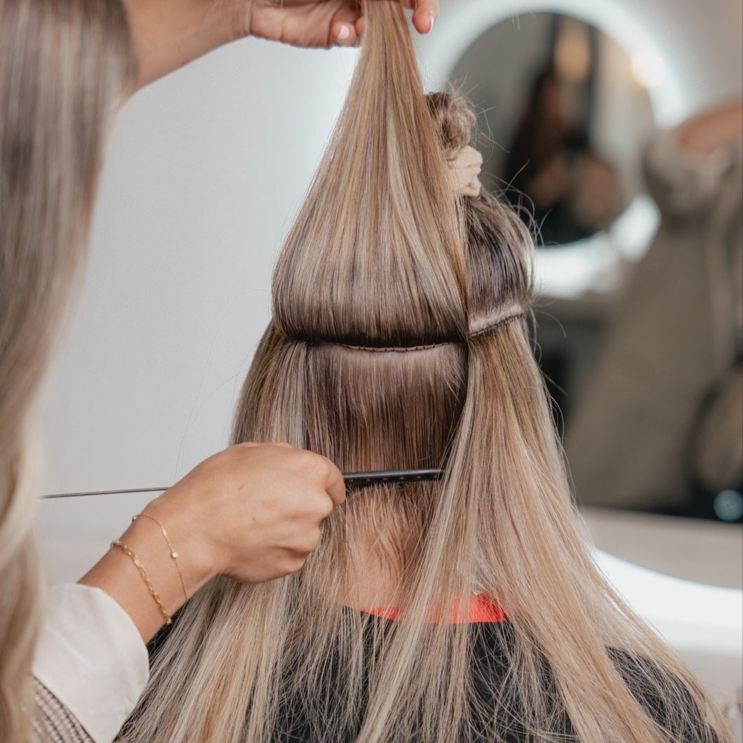 One Row Extension Move Up at Miranda's Mane Beauty in Bluffton, IN