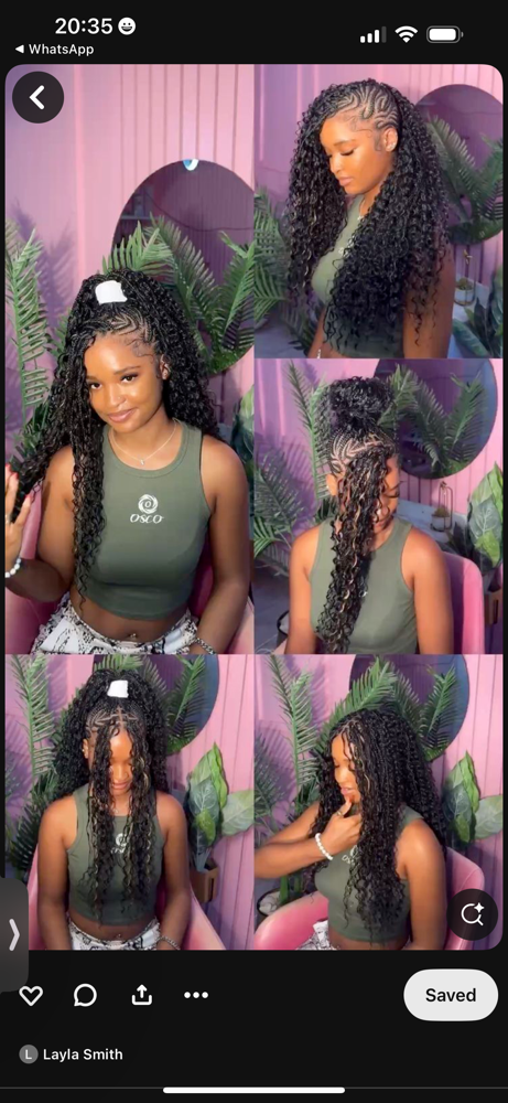 Boho Braided Mohawk