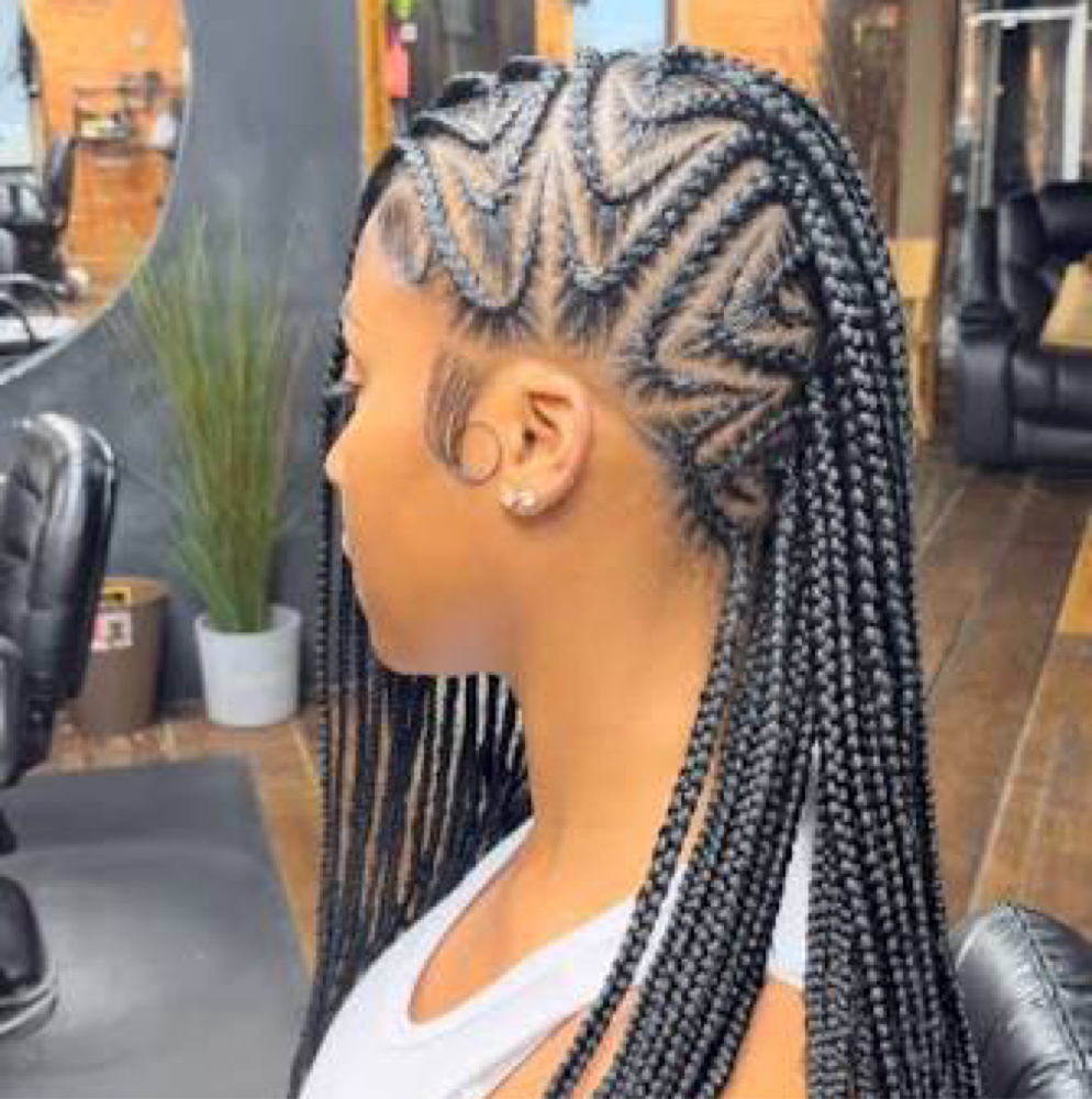 Braided Mohawk at Braids_by_Naider in Burtonsville, MD
